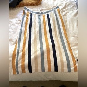 Lou & Grey Long Stripped Skirt